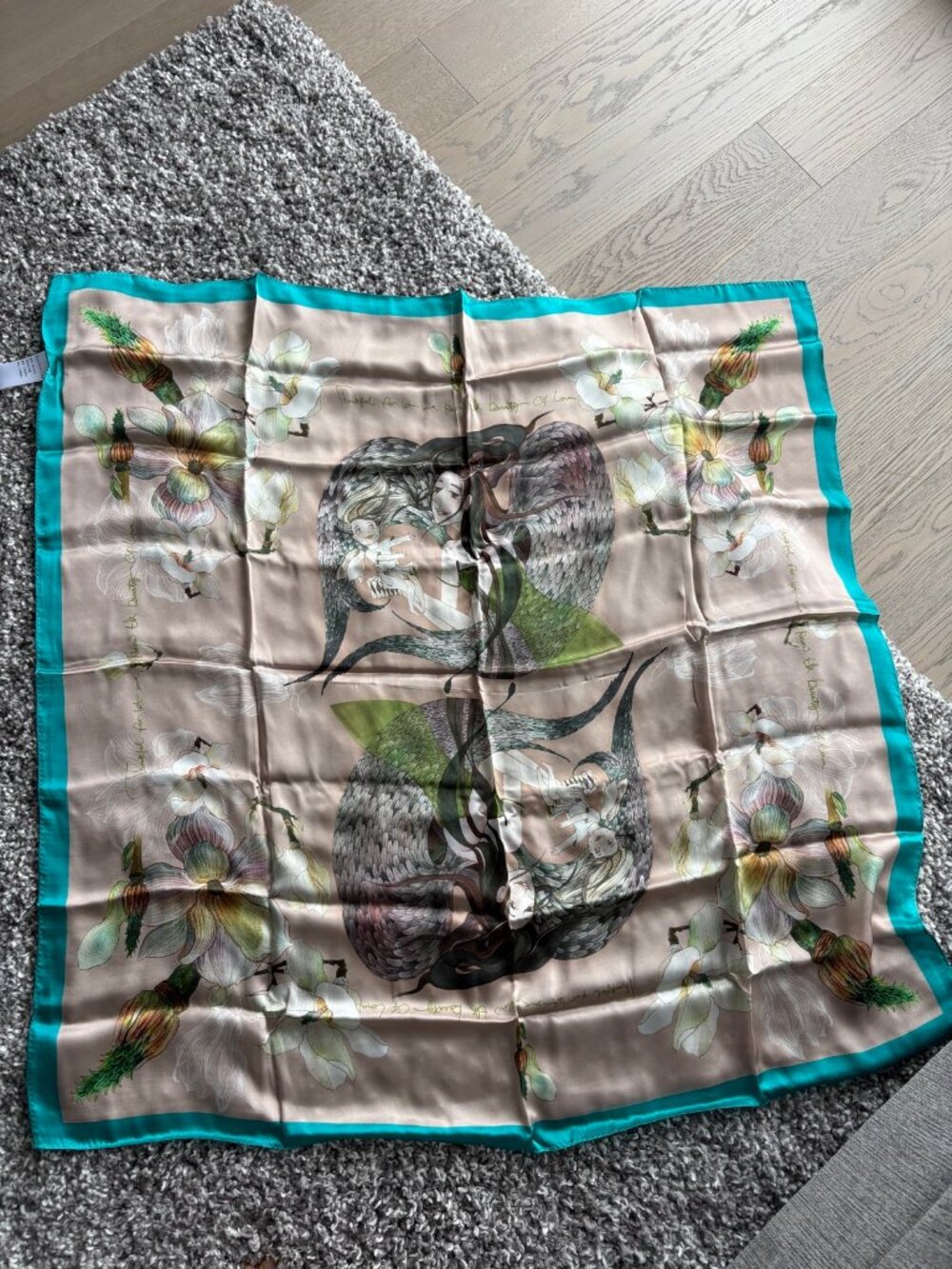 Bouthentique 100% silk scarf (new with tags)